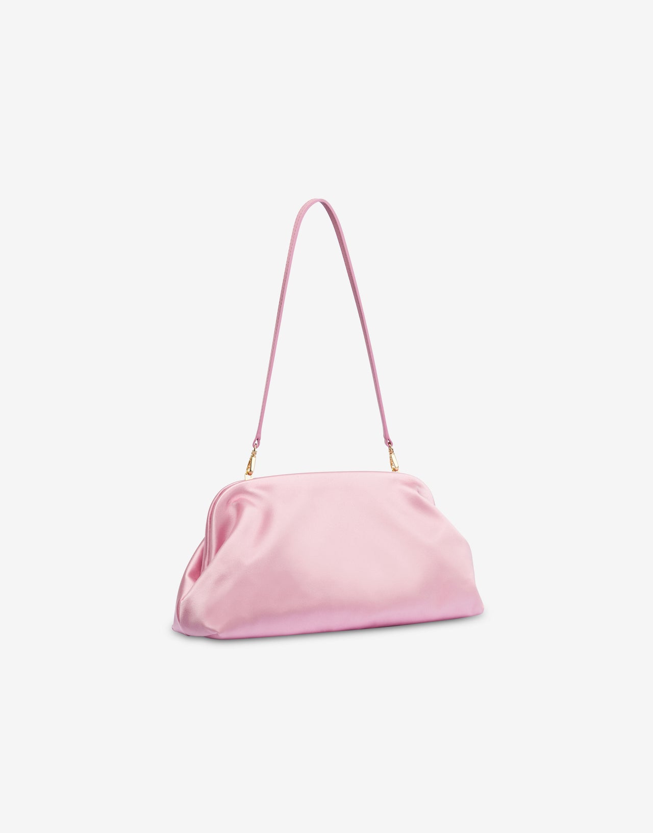 Medium Clutch in duchess satin