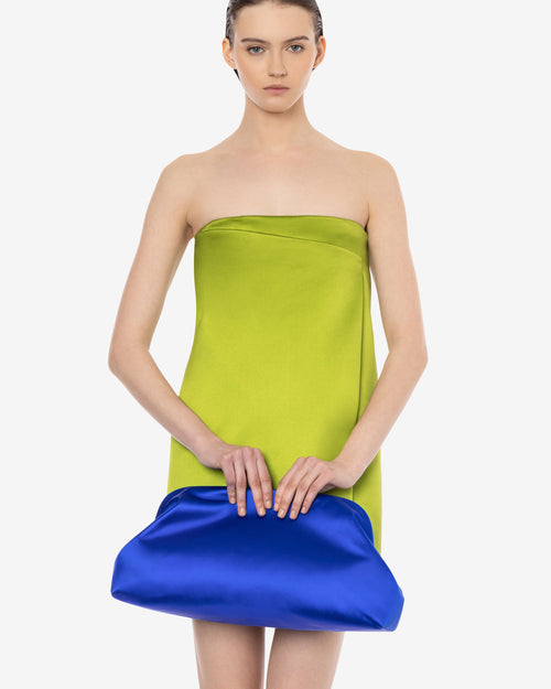 Maxi Clutch in duchess satin