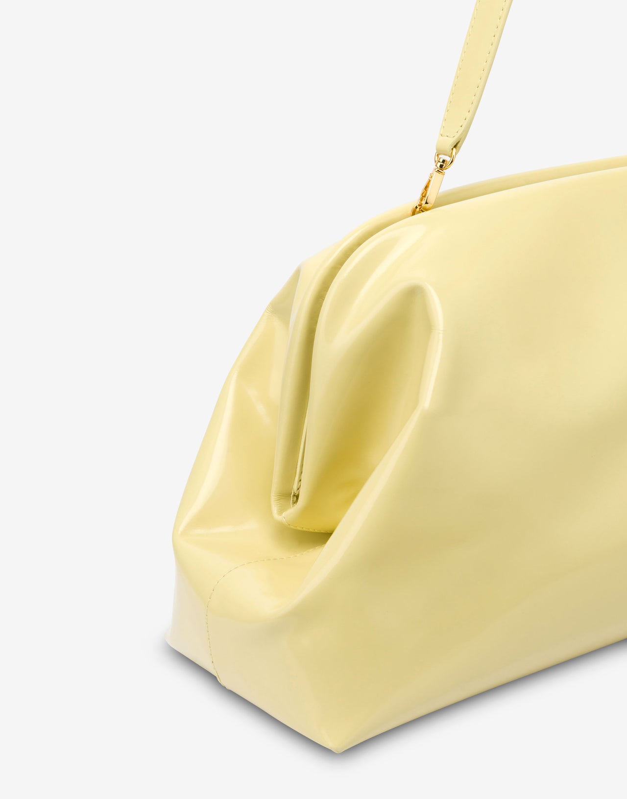Maxi Clutch in abrasiveted leather
