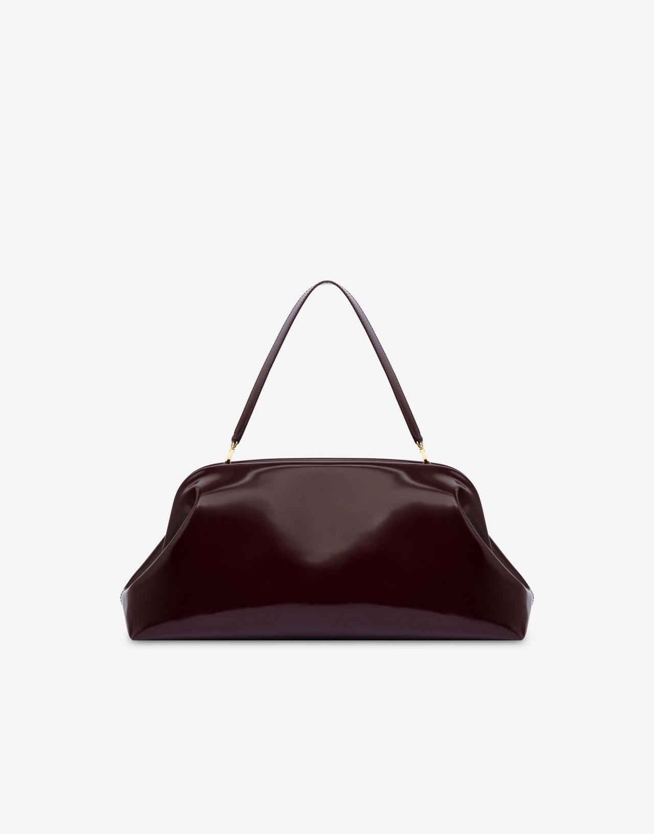 Maxi Clutch in abrasiveted leather