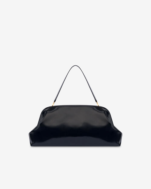 Maxi pochette en cuir abrasé