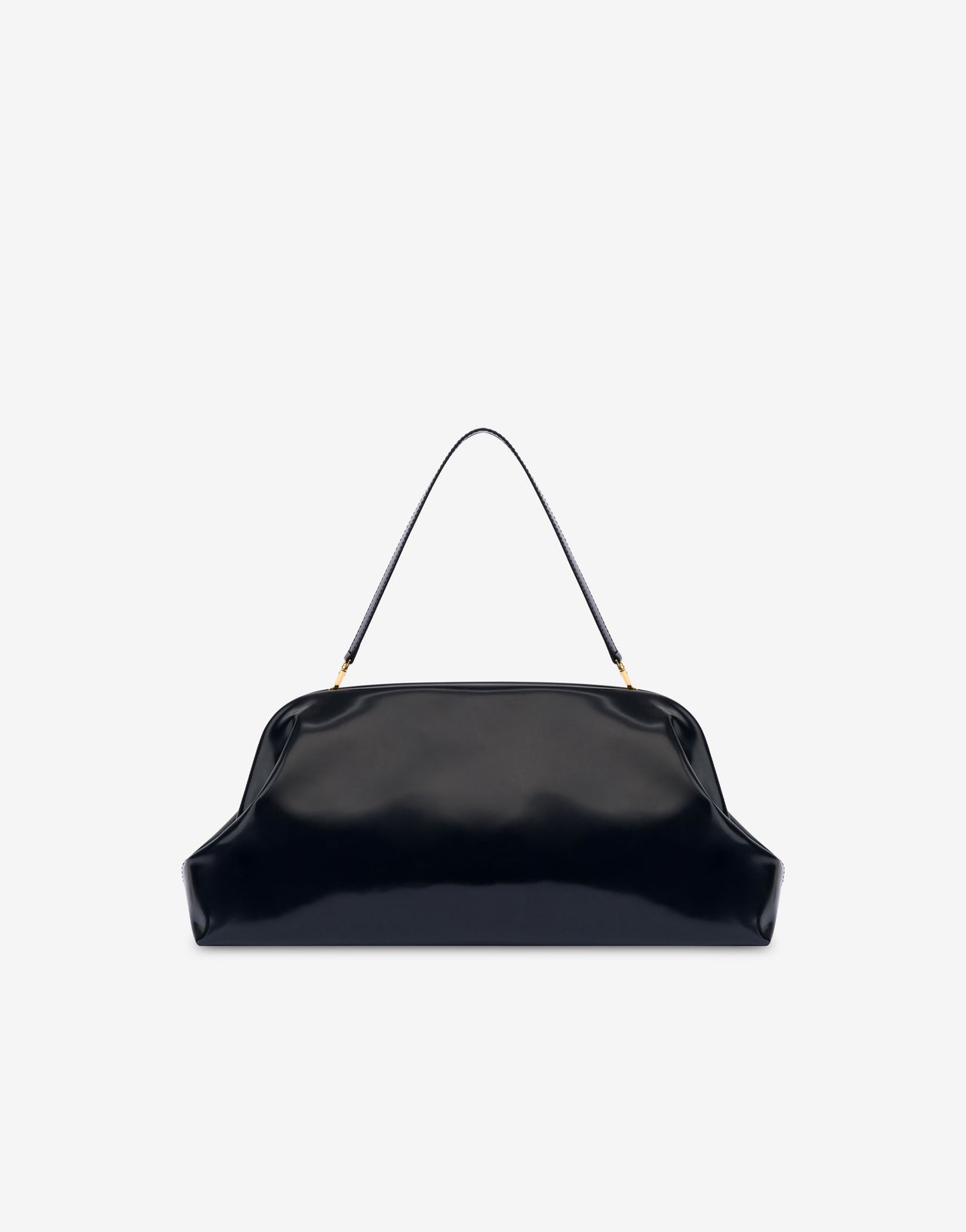 Maxi Clutch in abrasiveted leather