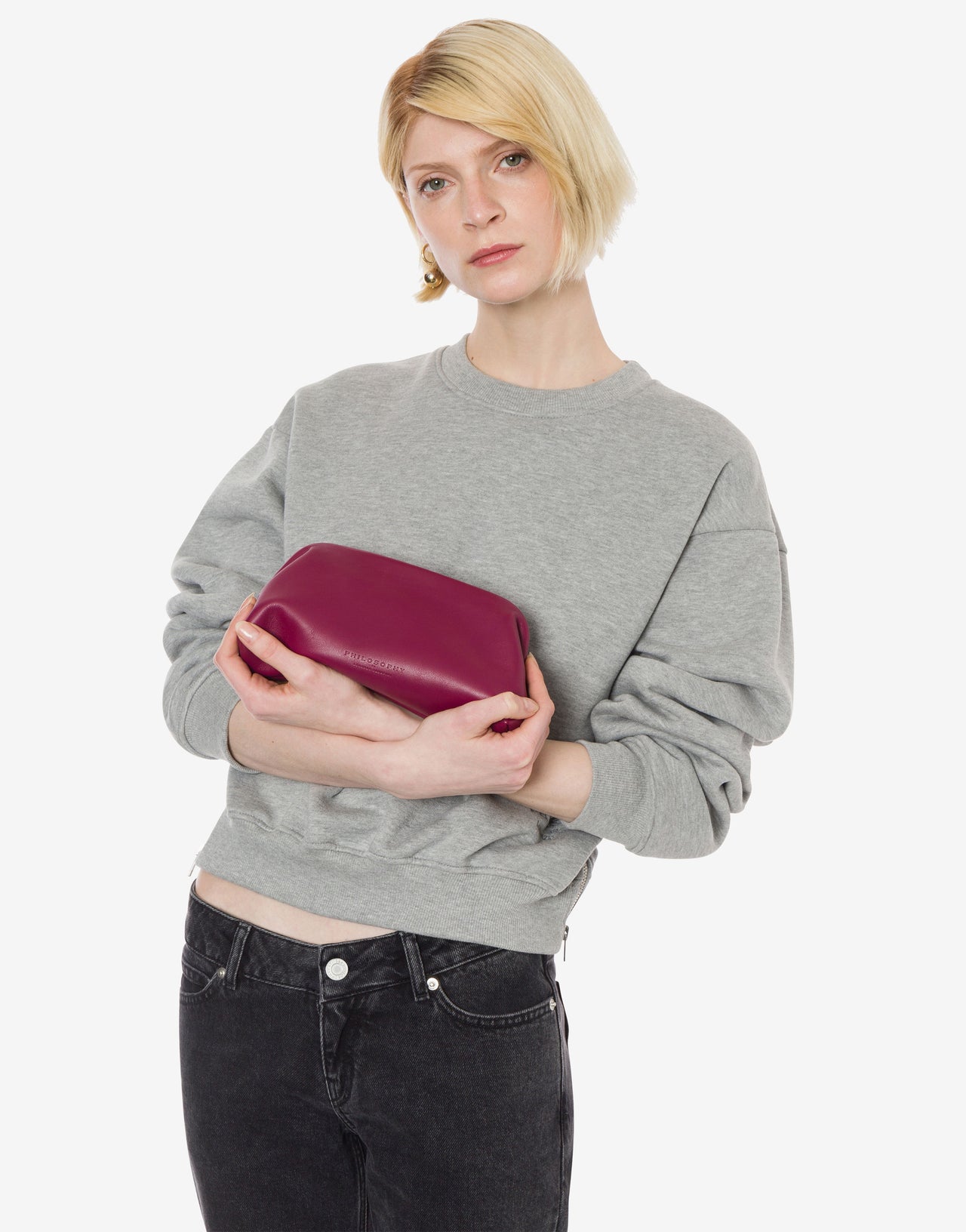Mini Clutch in nappa leather