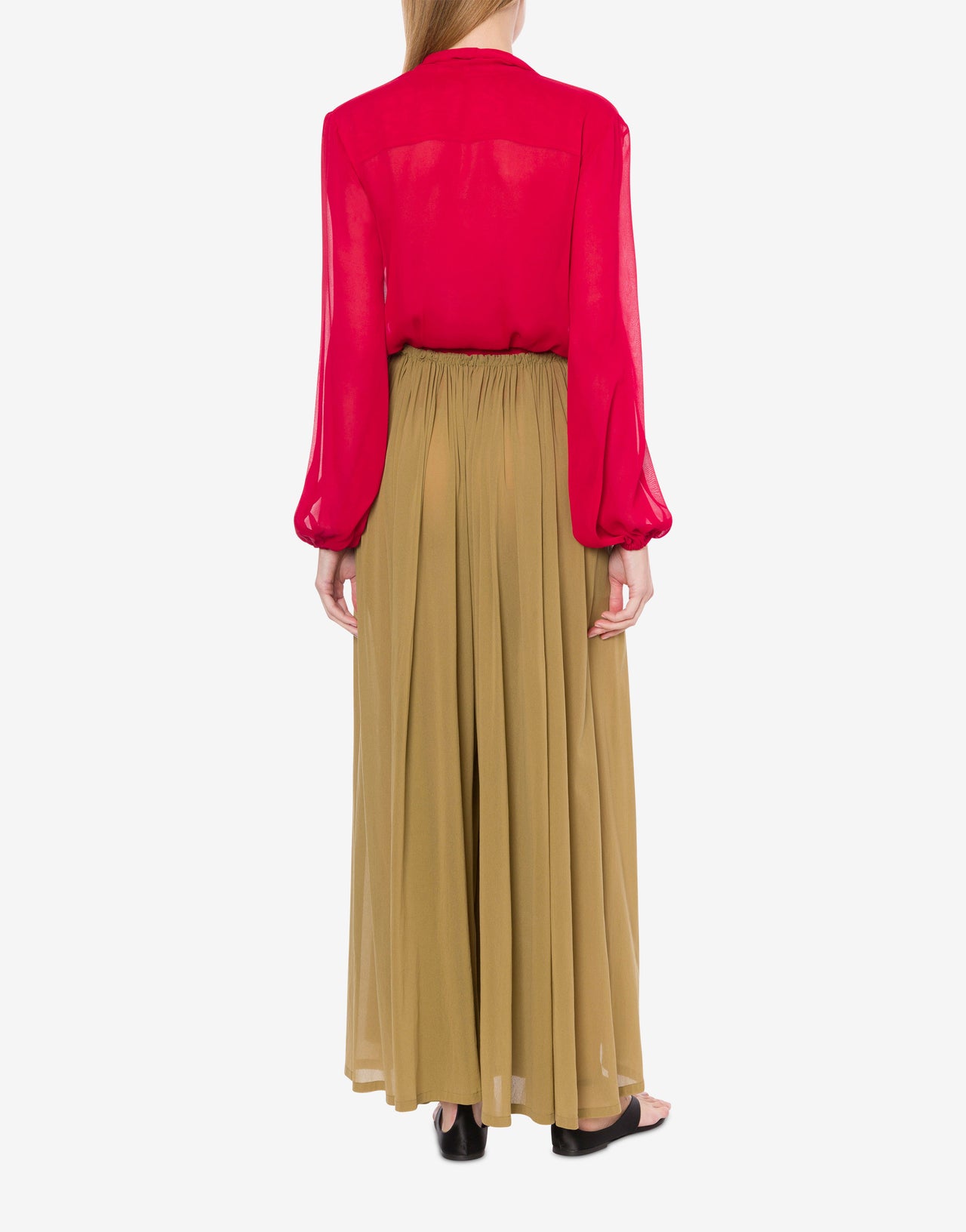 Silk blend georgette blouse
