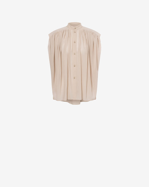 Nylon sleeveless shirt