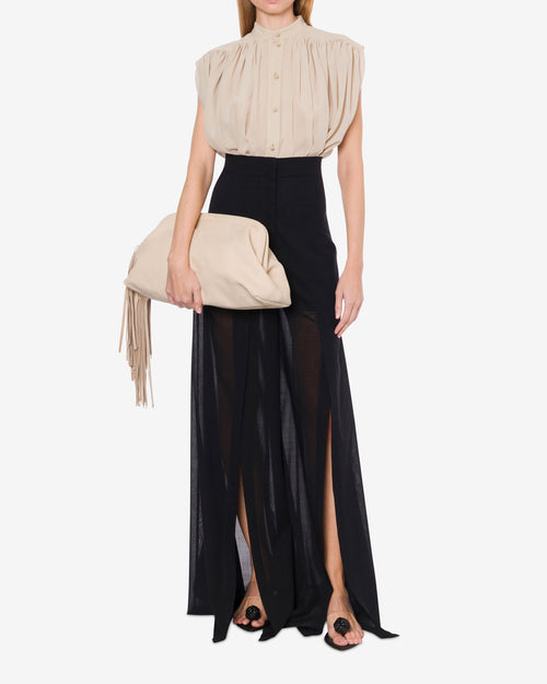 Nylon sleeveless shirt