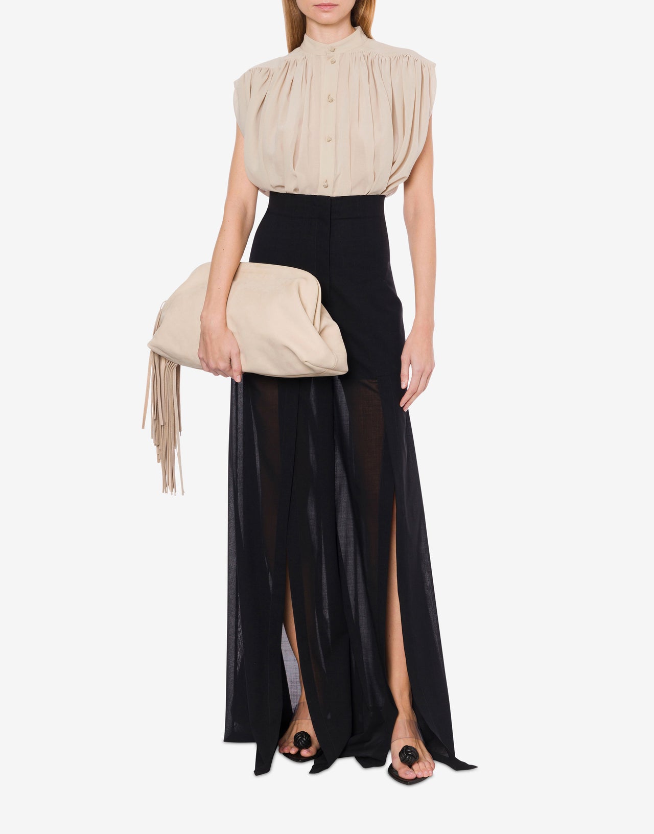 Nylon sleeveless shirt