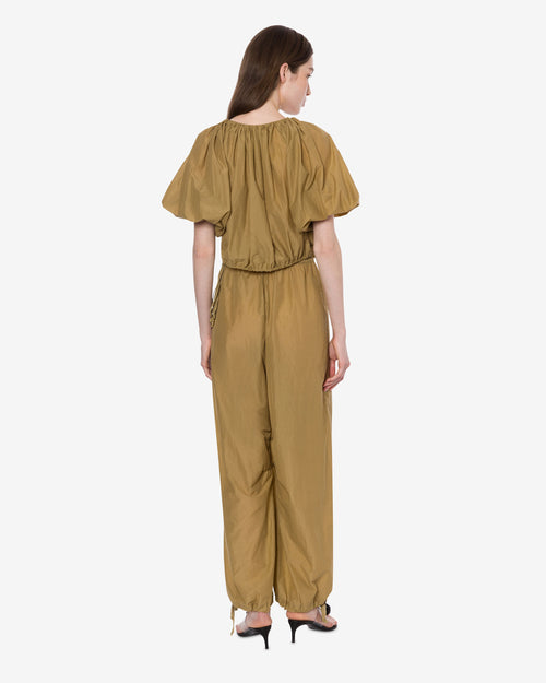 Gekürzte Bluse aus Nylon 