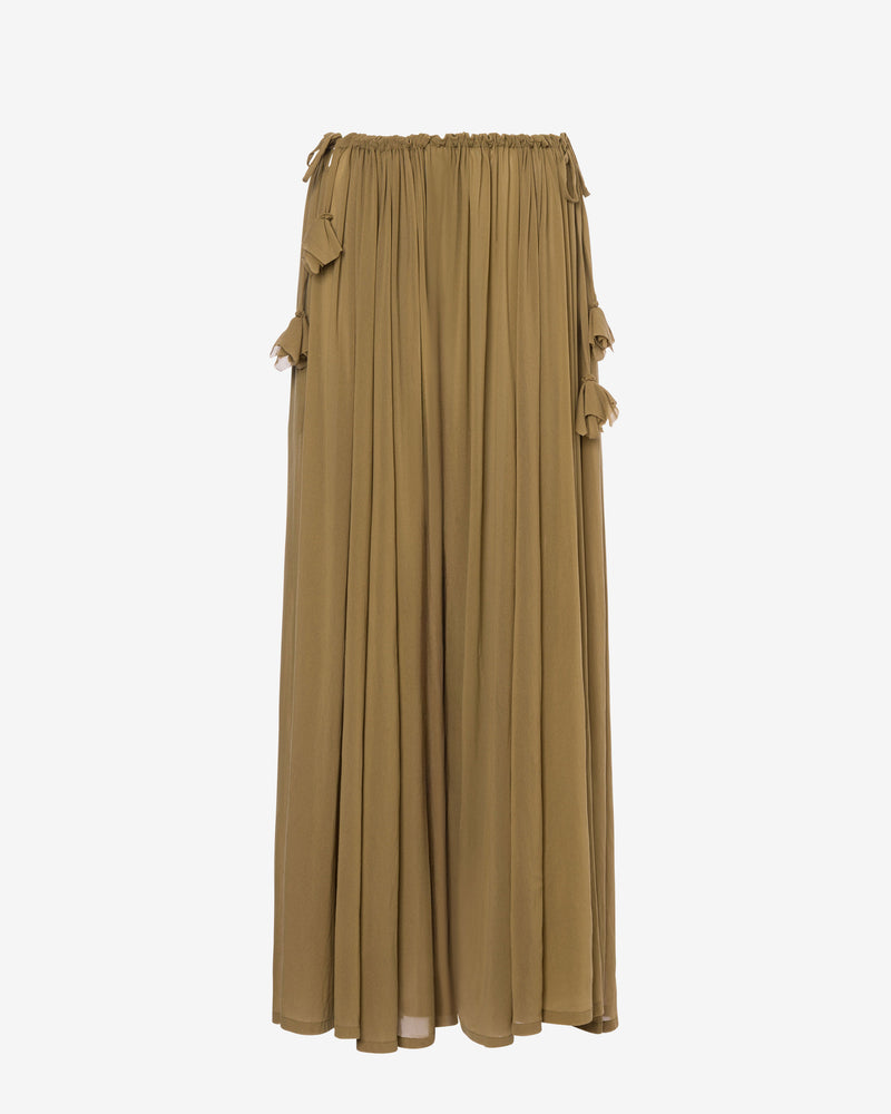 Stretch tulle pants skirt