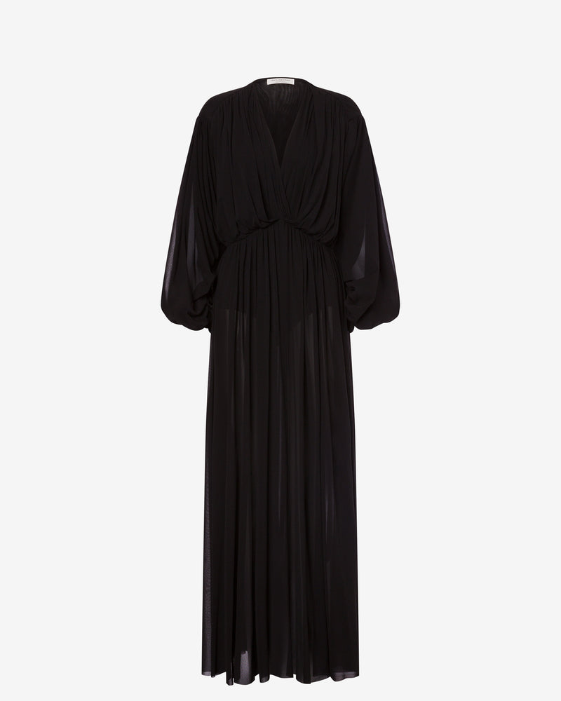 Long V-neck dress