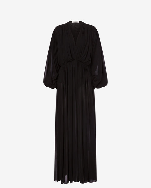 Long V-neck dress