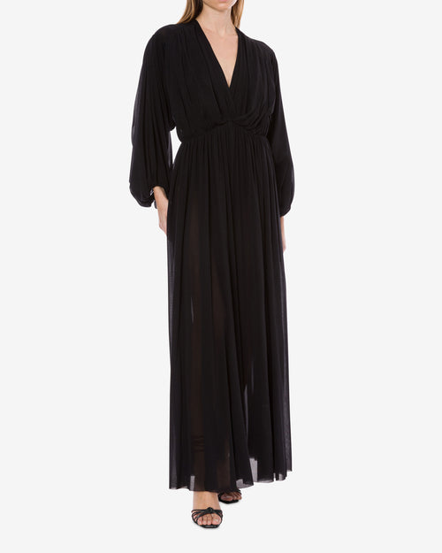 Long V-neck dress