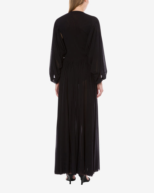 Long V-neck dress