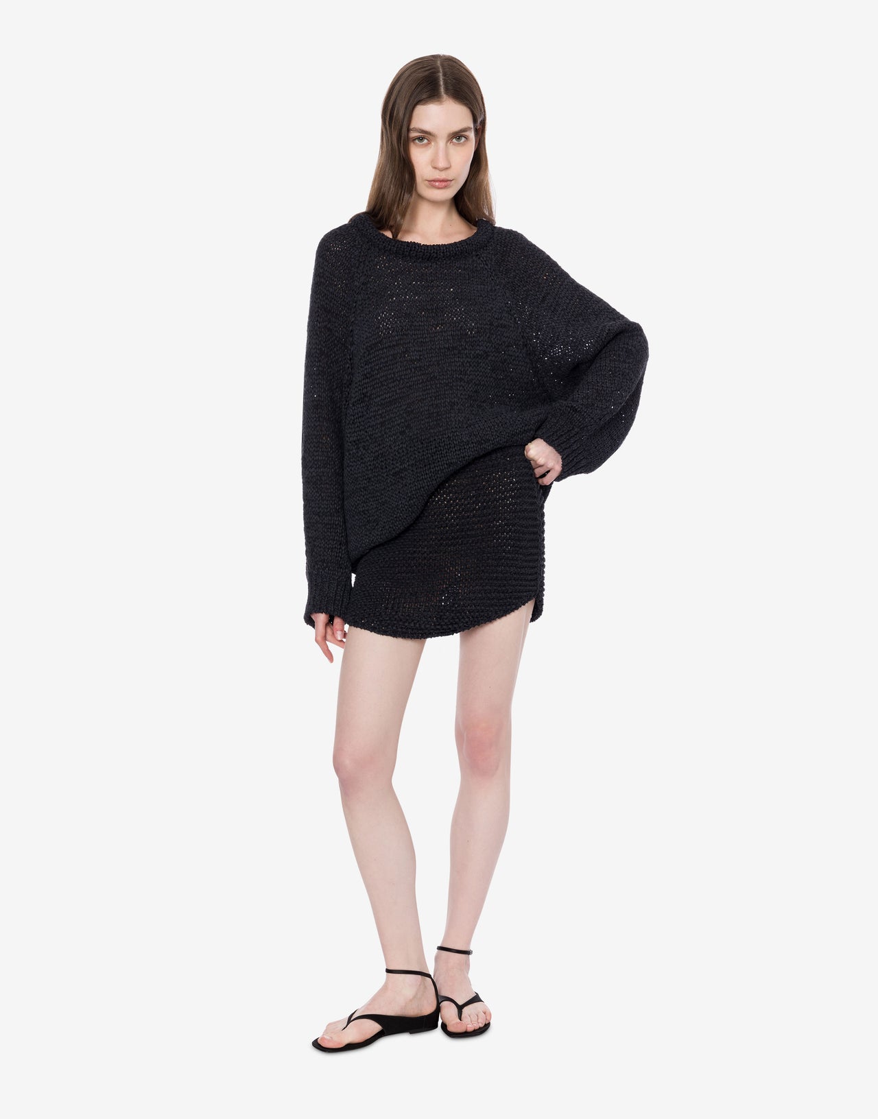Jumper in suede webbing