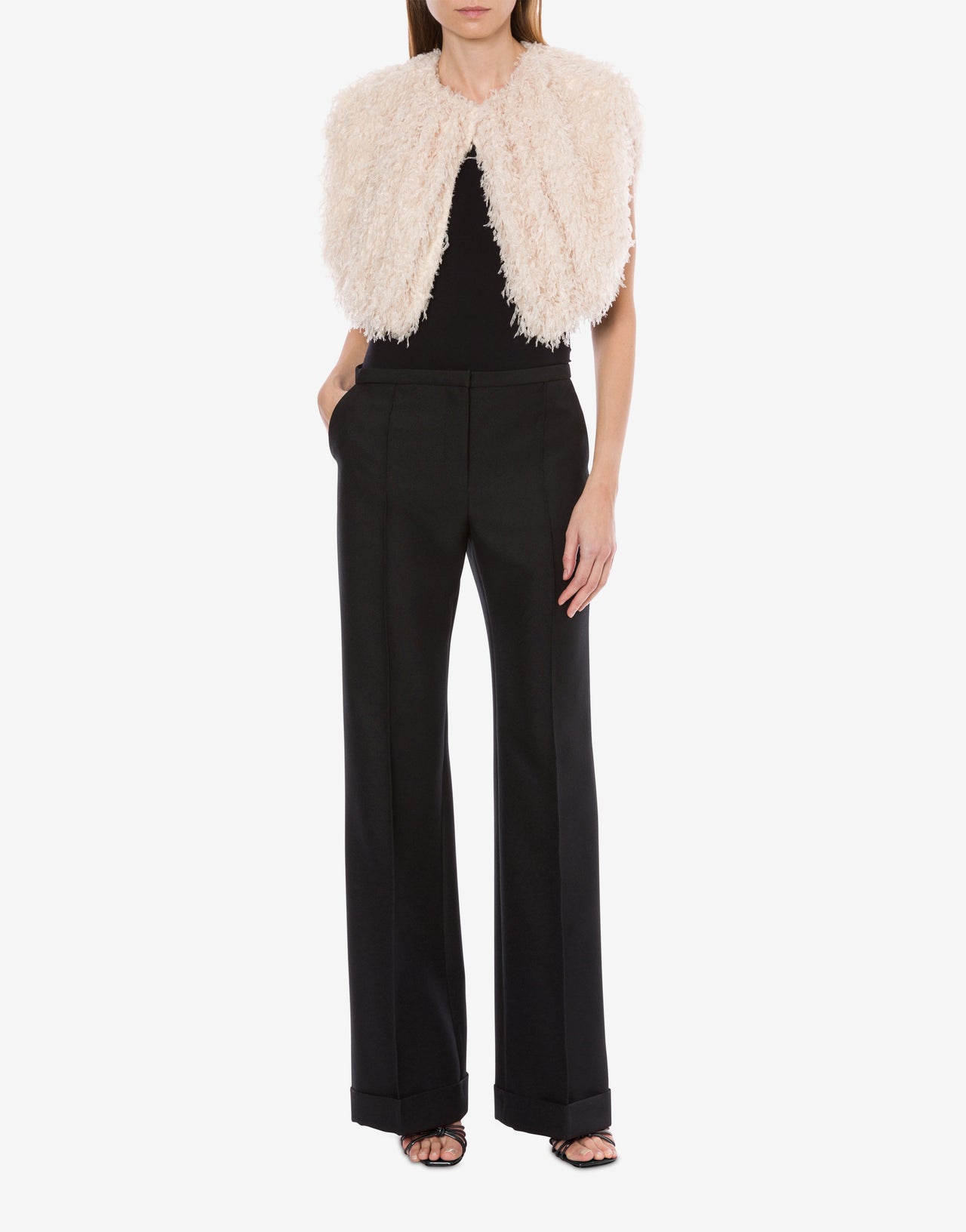 Floating jacquard waistcoat