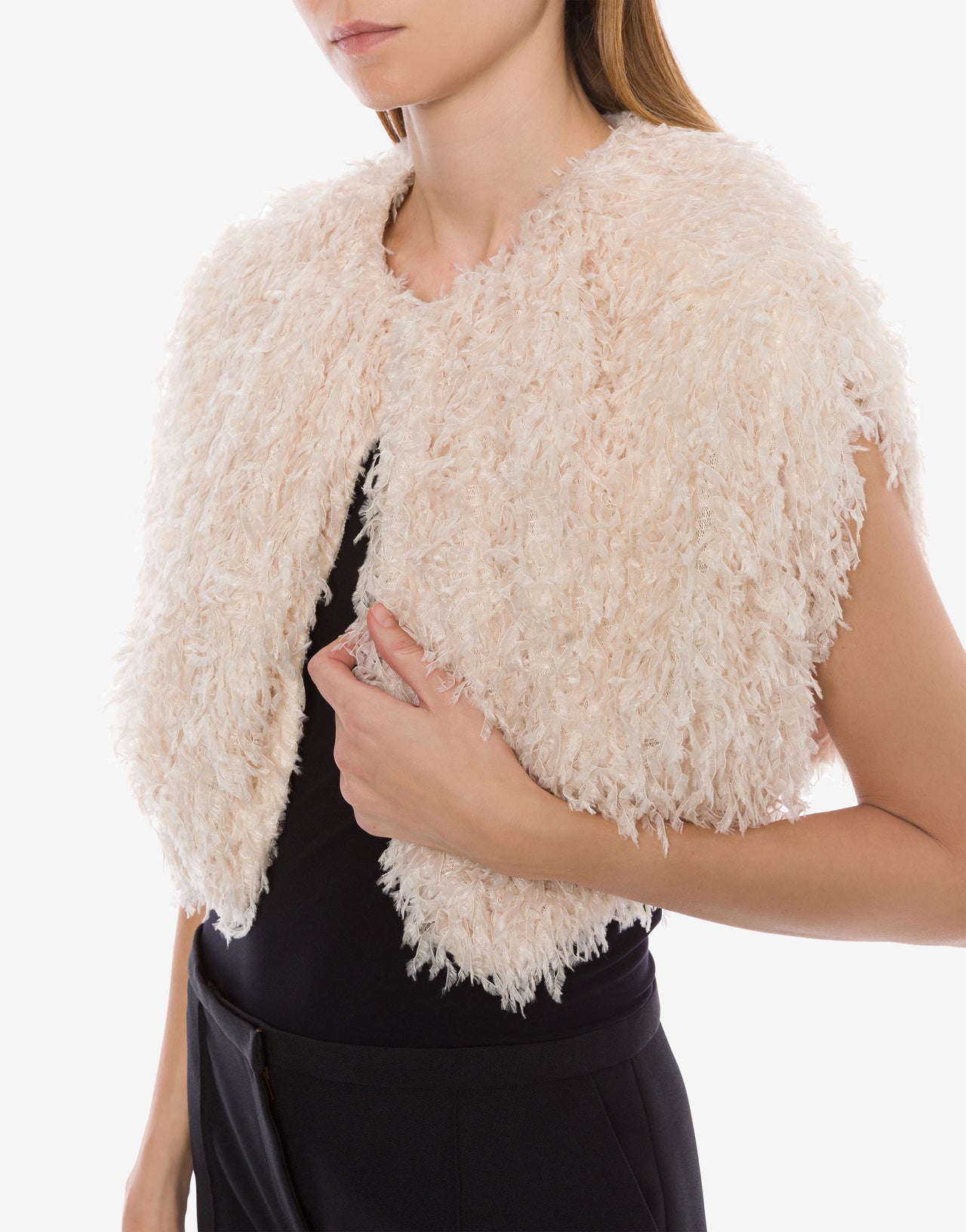 Floating jacquard waistcoat
