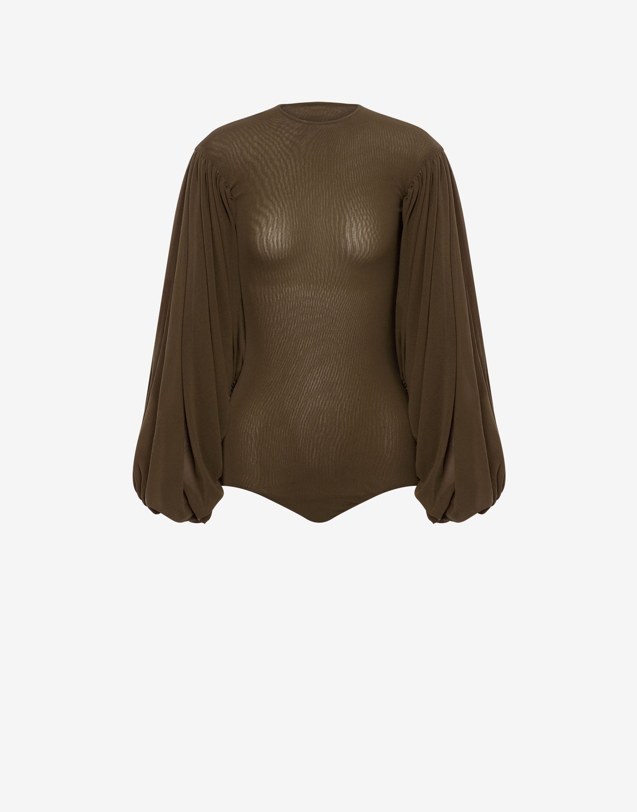Stretch tulle bodysuit