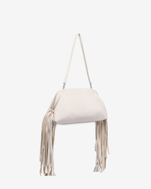 Small clutch with fringes