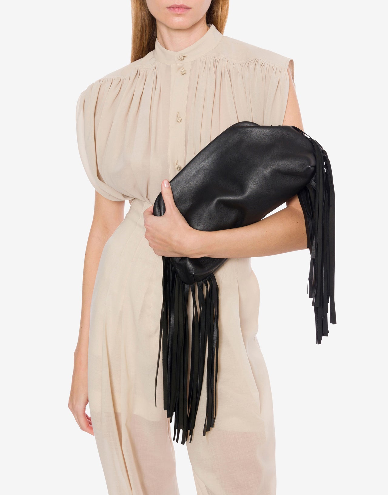 Petite clutch avec franges