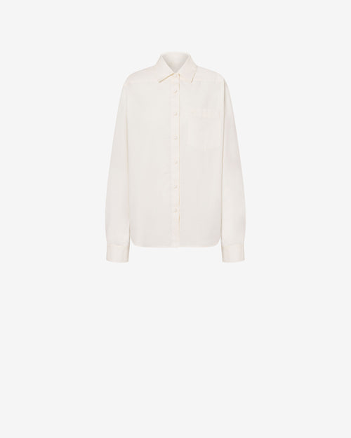 oversize Chemise en coton jacquard