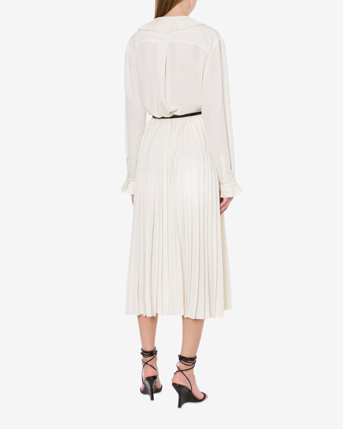 oversize crêpe Chemise en fluide
