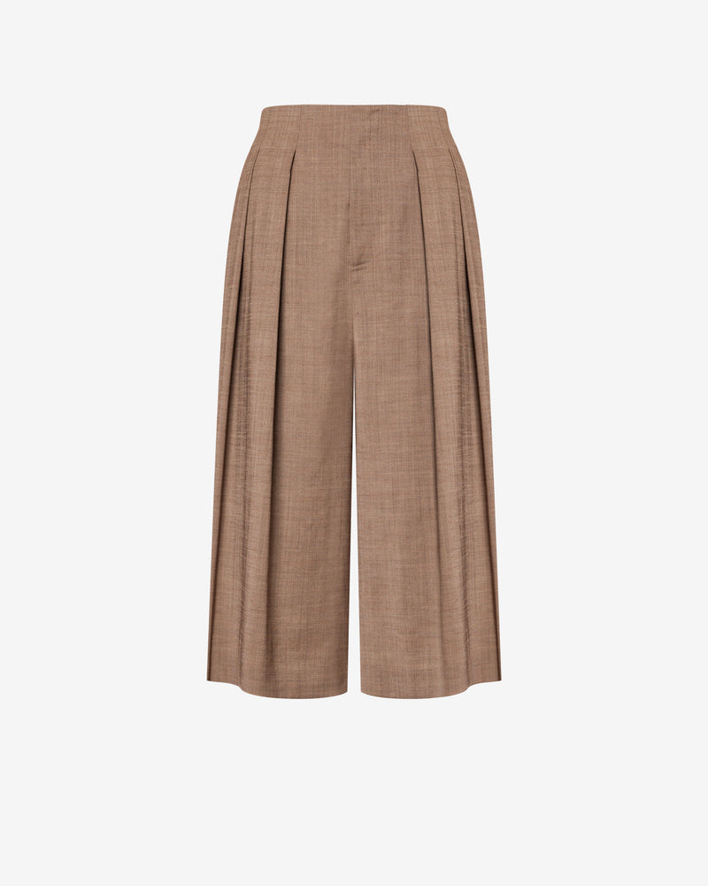 Bermudas de mezcla de lana tailored