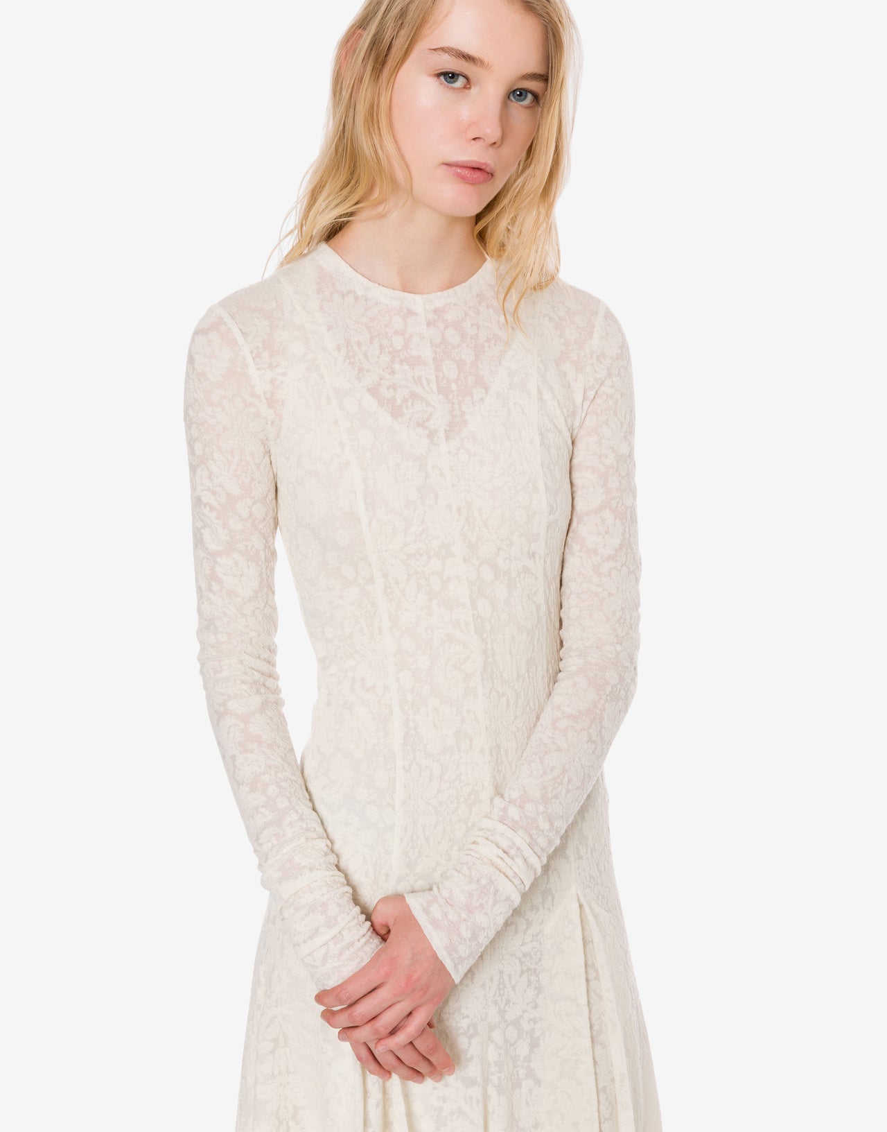 Long lace dress
