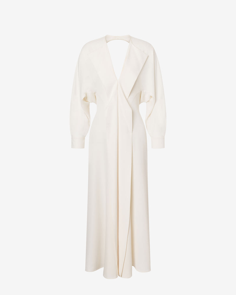 crêpe Langes Kleid in Flüssigkeit