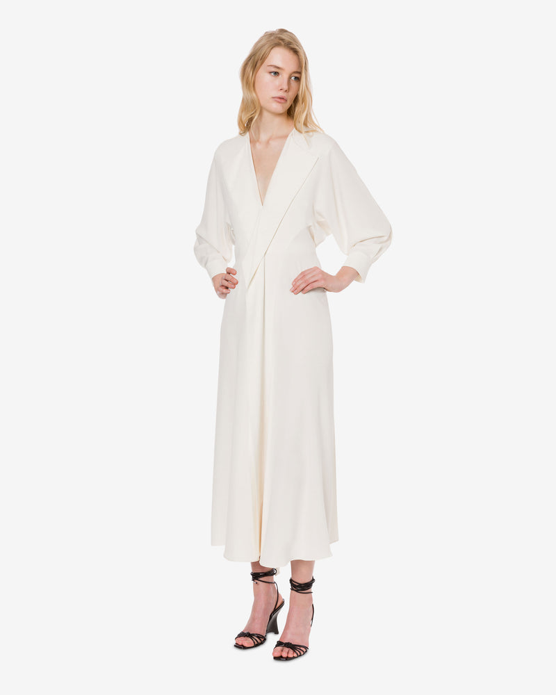 crêpe Langes Kleid in Flüssigkeit