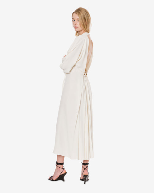 crêpe Langes Kleid in Flüssigkeit