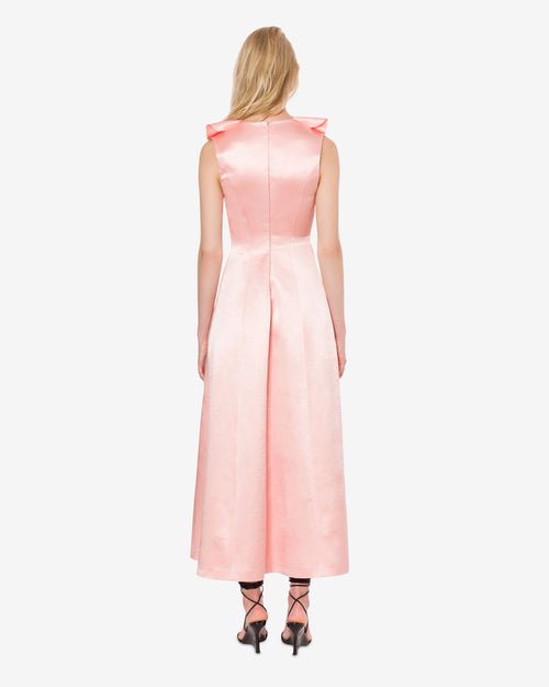 Langes Kleid in duchesse
