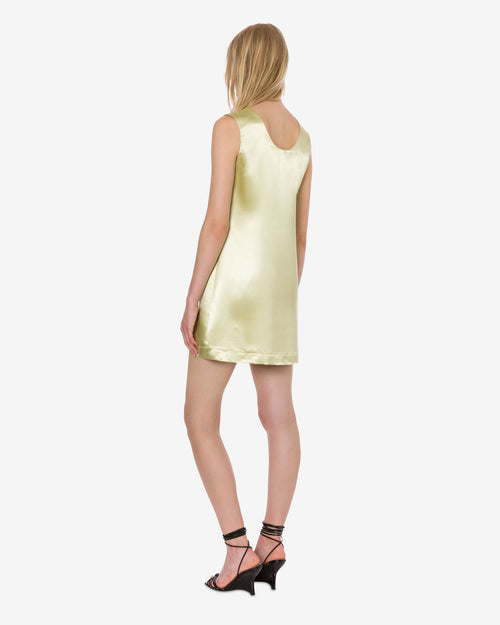 Viscose satin minidress