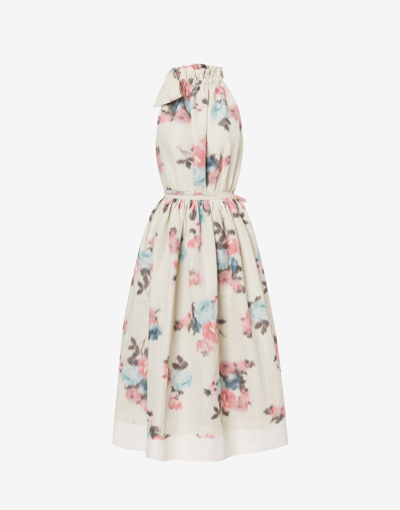 longuette taffetà Vestido de flores
