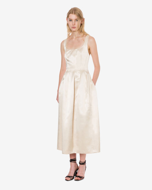 Long dress in duchesse
