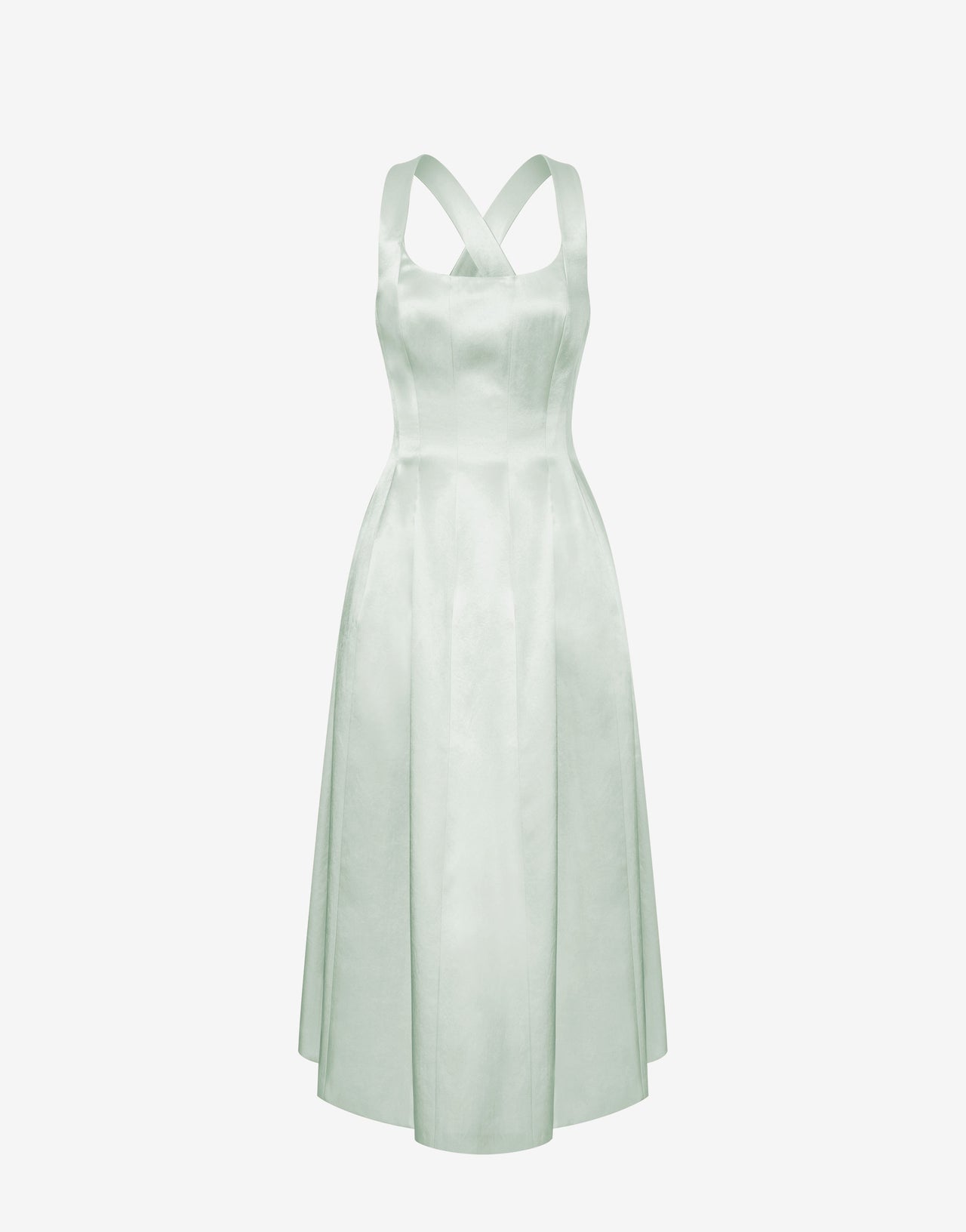 Vestido largo en duchesse