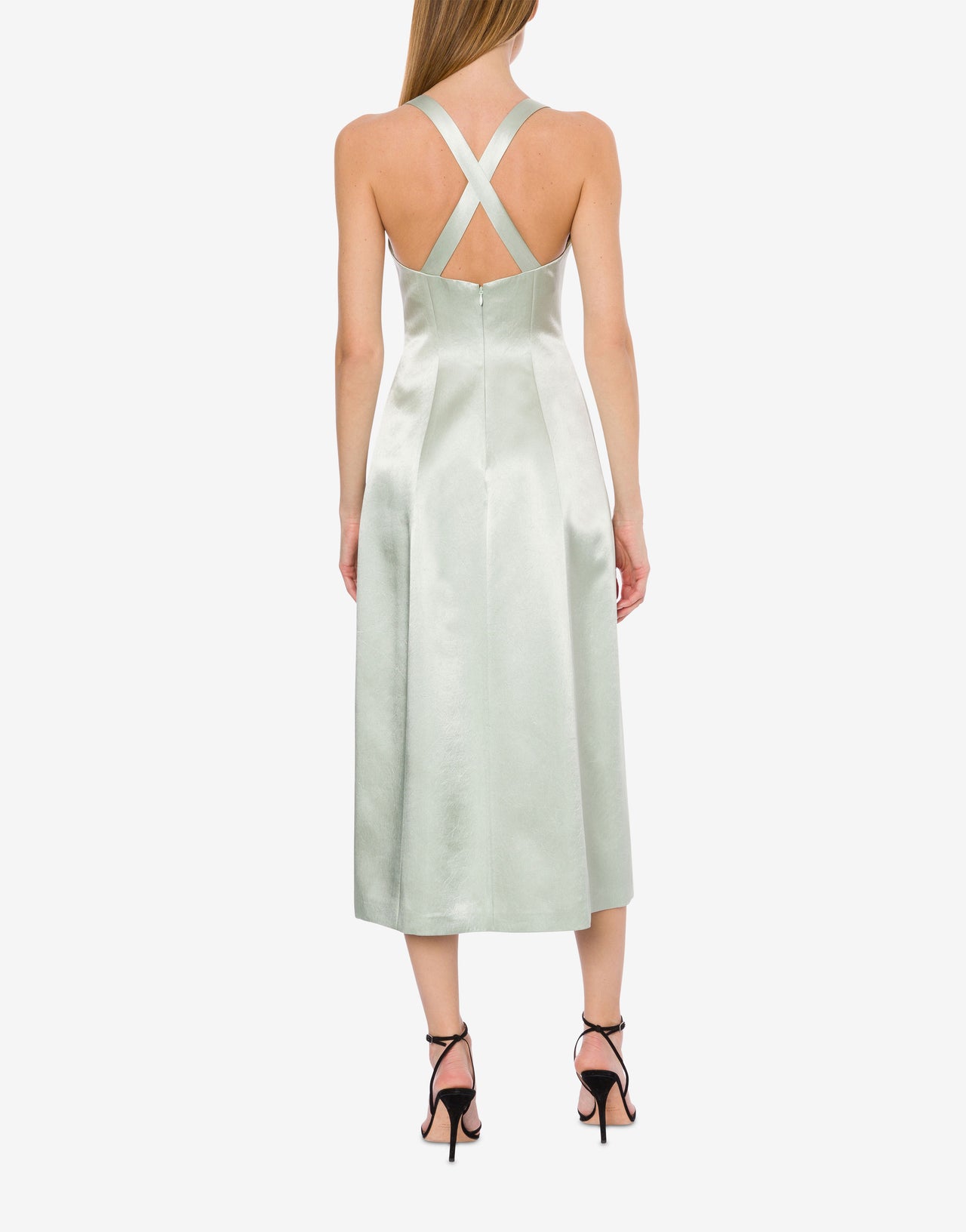 Vestido largo en duchesse