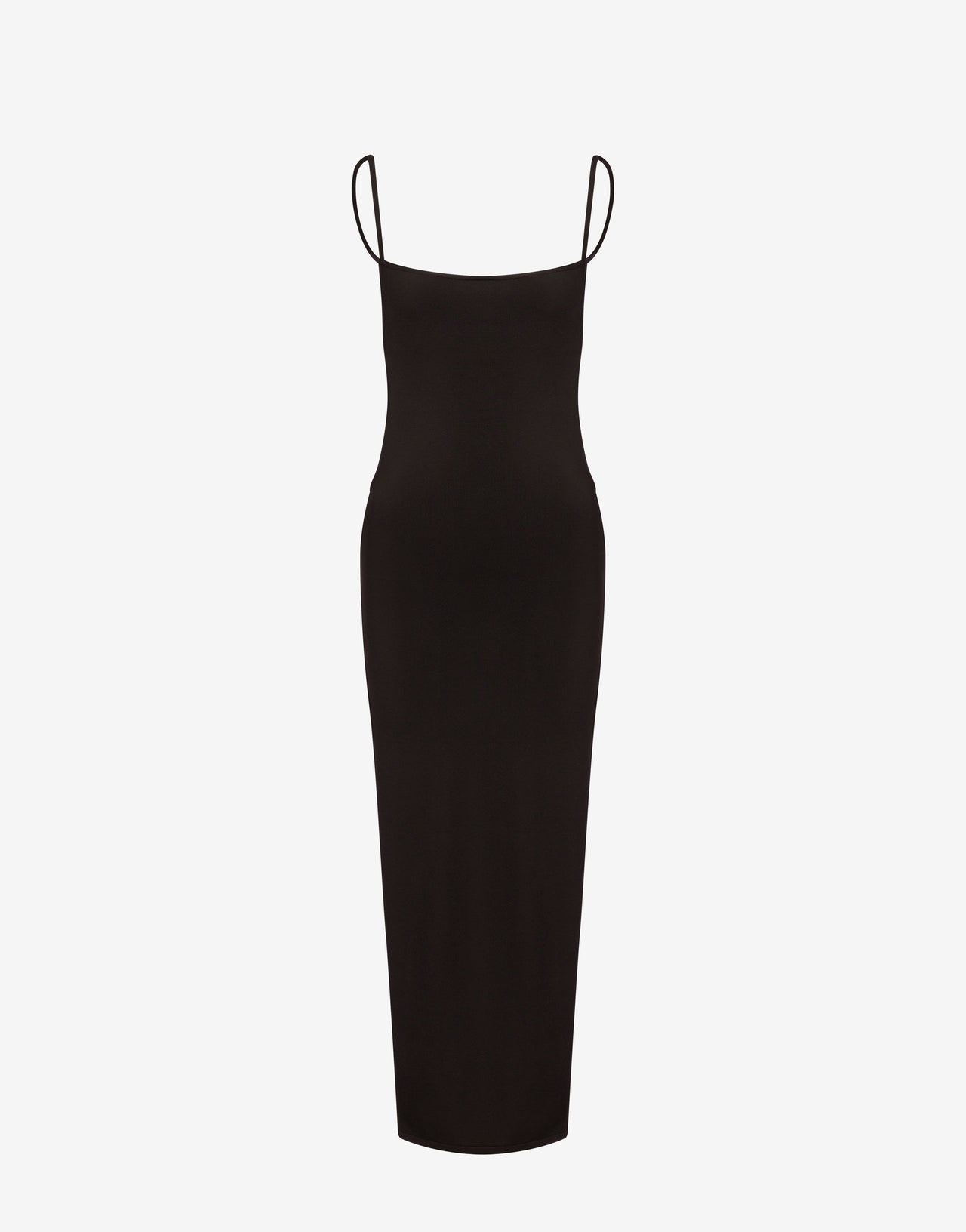 Langes Kleid aus reiner Viskose