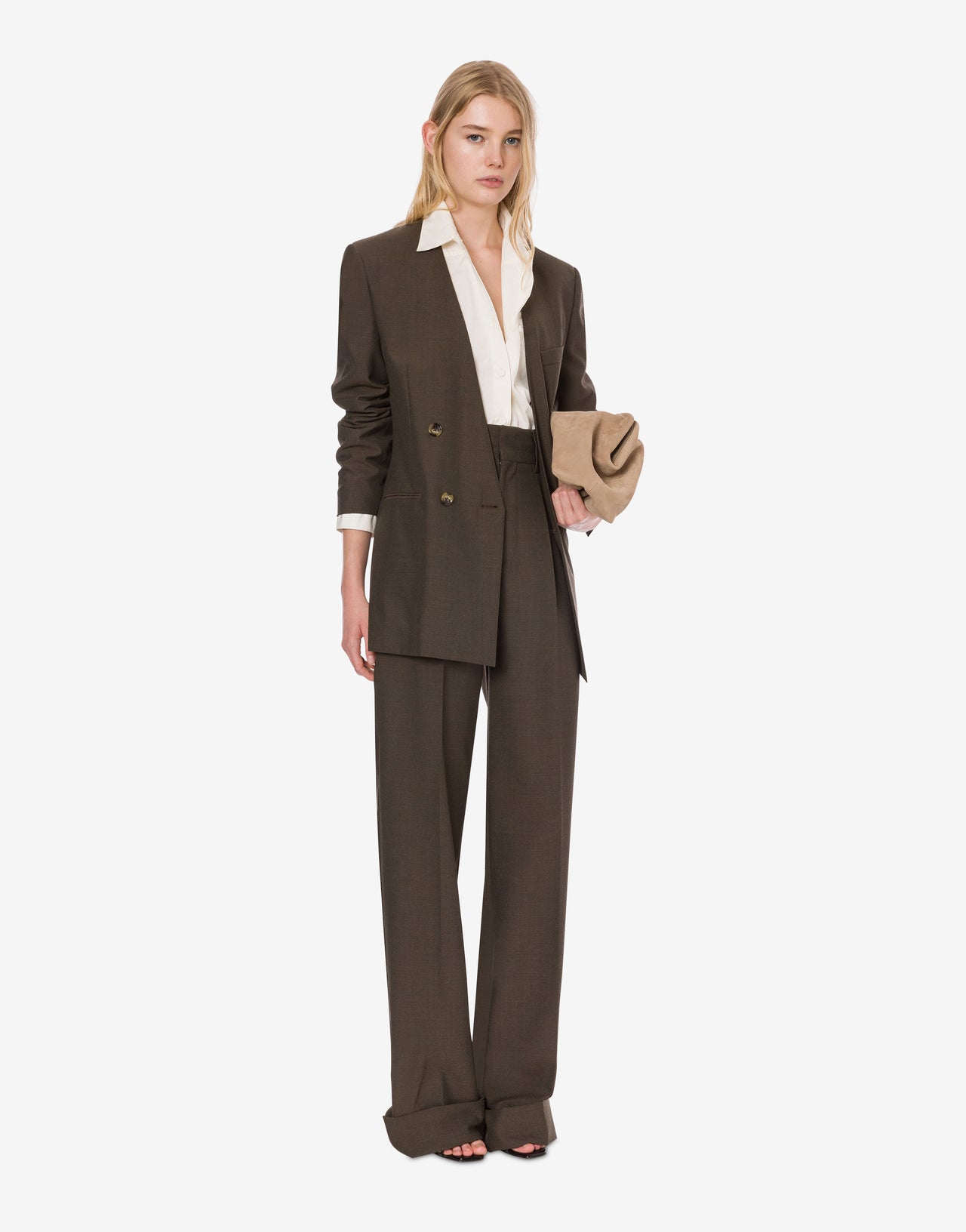 Double-breasted jacket in cool wool blend