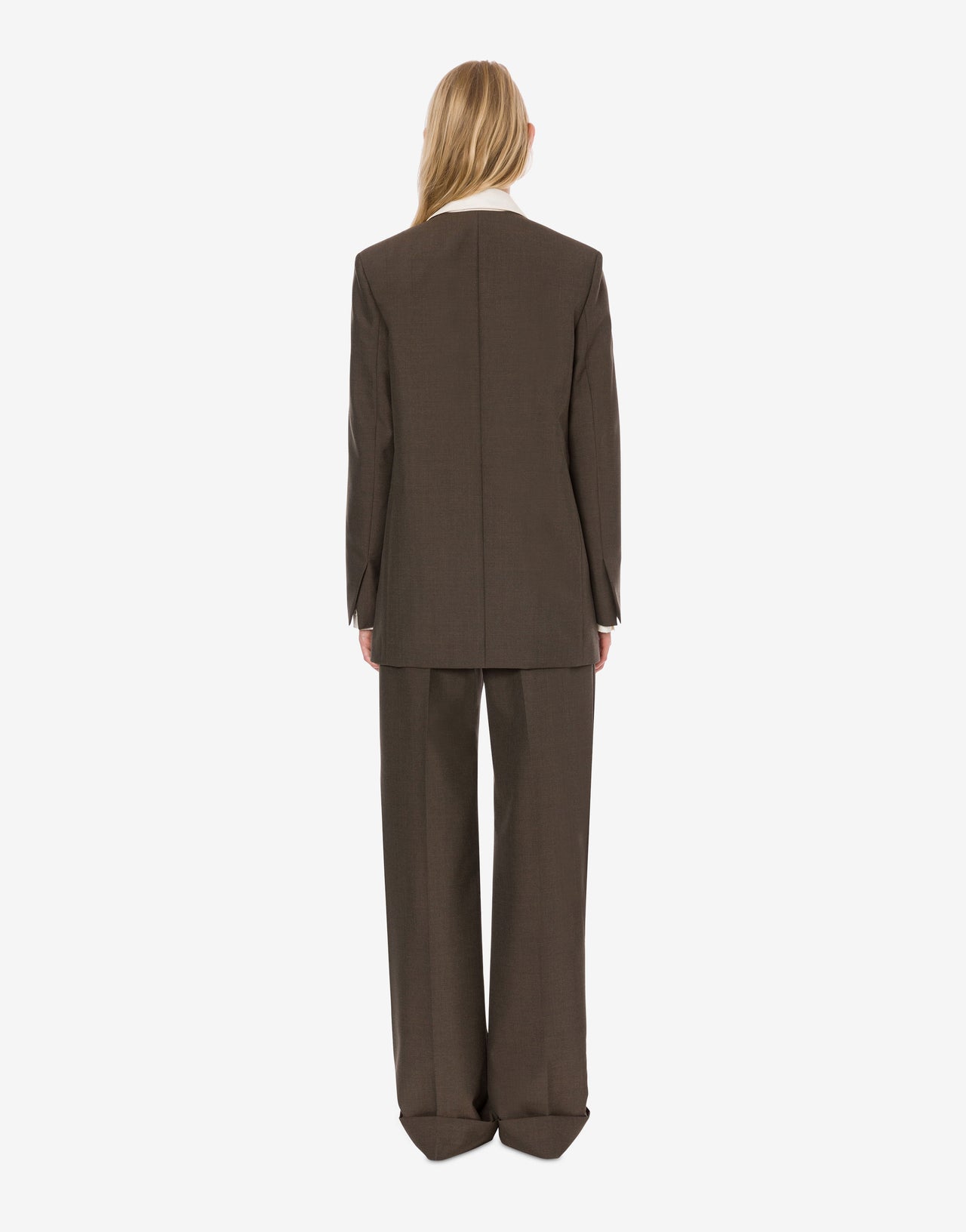 Double-breasted jacket in cool wool blend