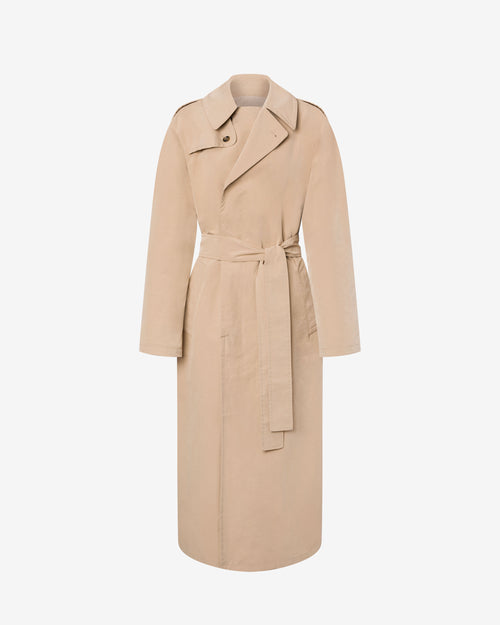 Trench en coton technique
