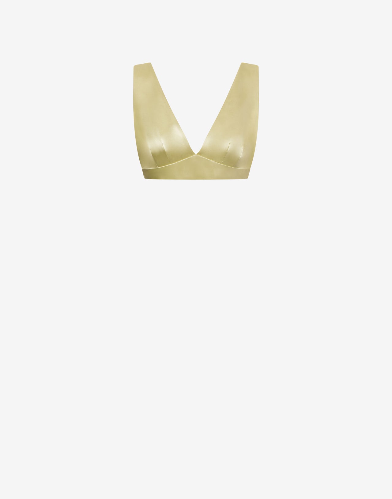 Satin micro top