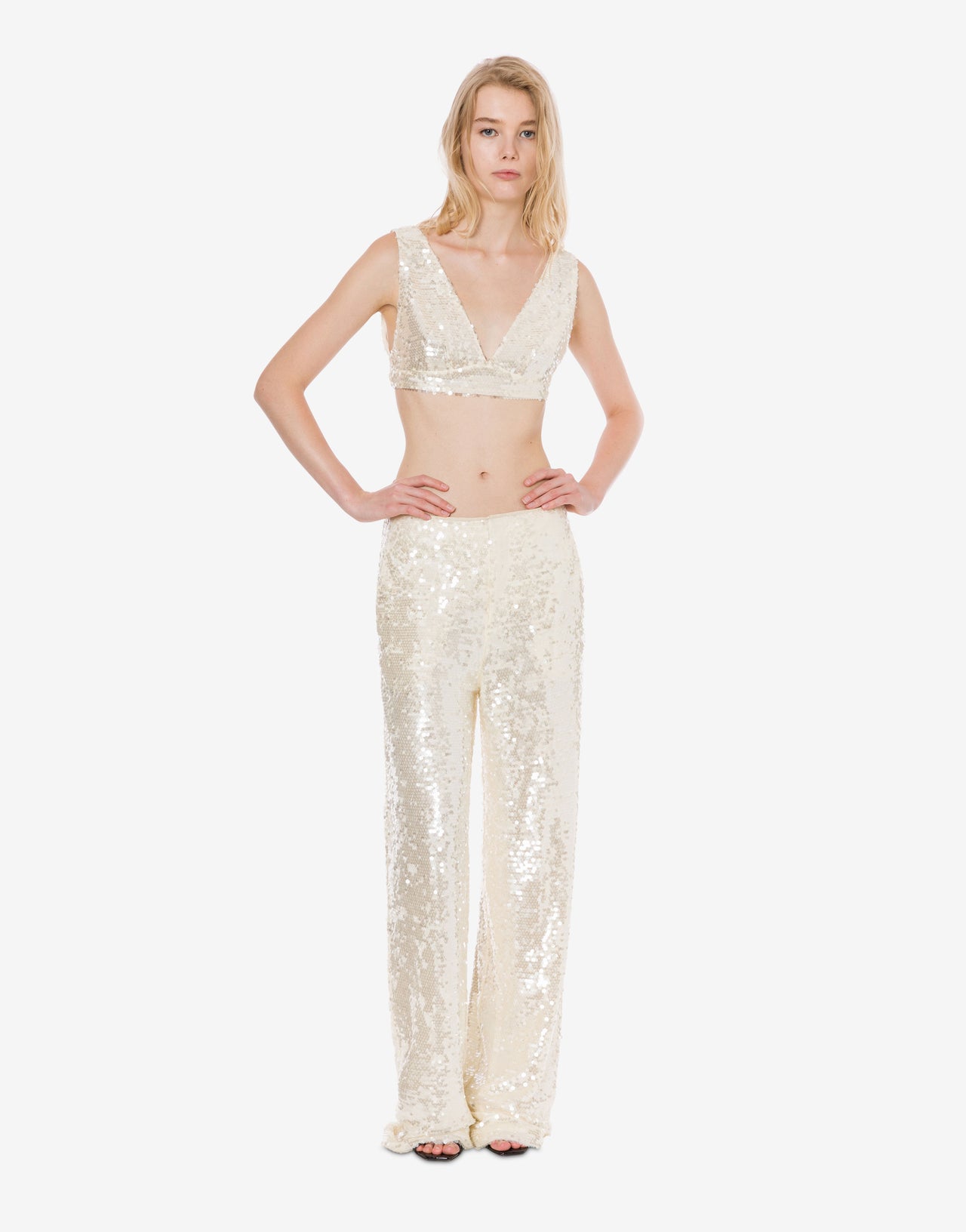 Micro top in paillettes