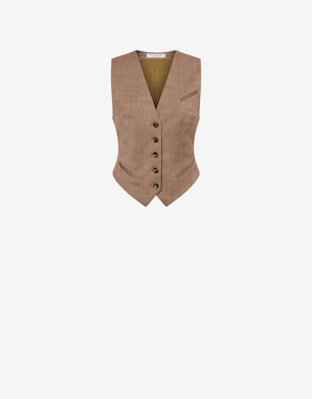 Weste aus einer Wollmischung tailored
