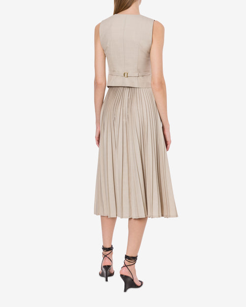 Gilet in fresco di misto lana