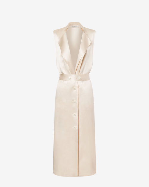 Long waistcoat in duchesse