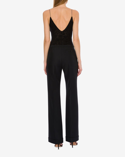 Body in pizzo con ruches