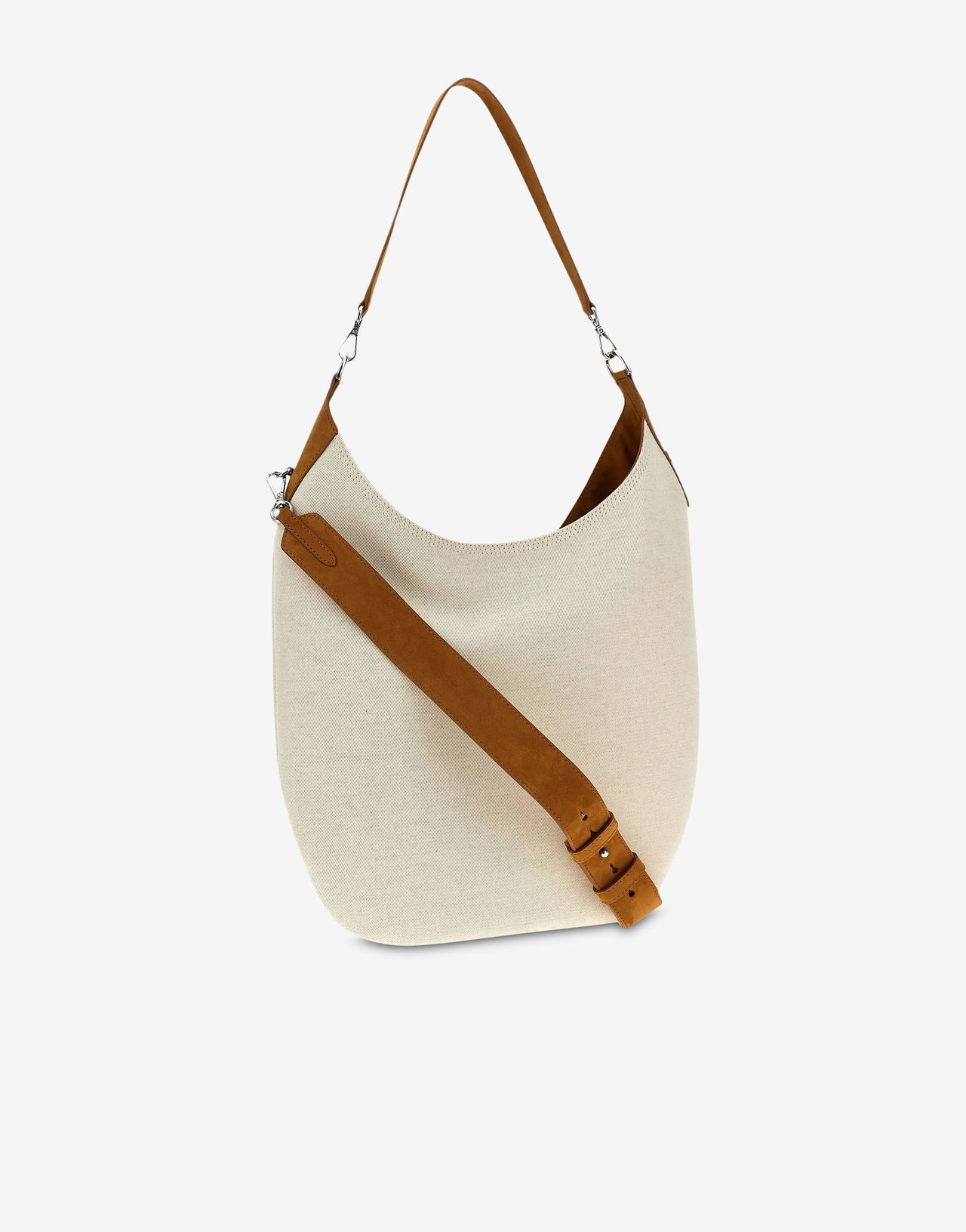 Bag with suede details