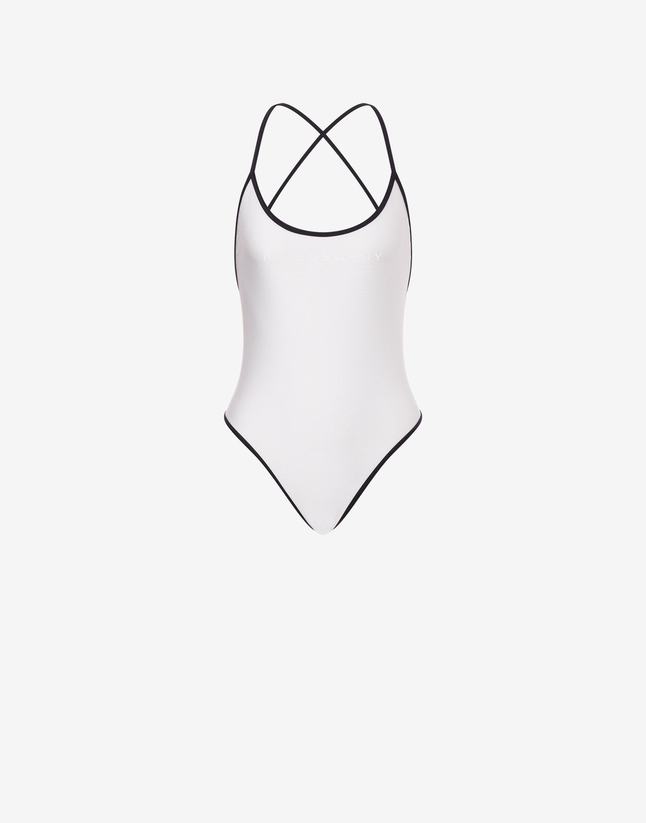 One-piece swimming costume in lycra