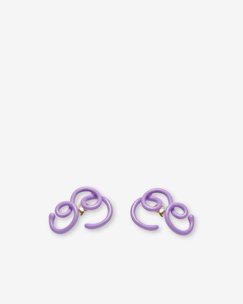 "Long Wave" Philosophy X Bea Bongiasca Lavender Earrings