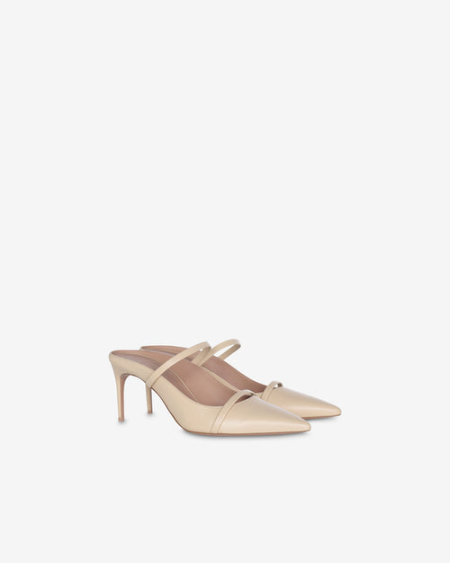 Malone Souliers x Philosophy 'Aurora' ivory nappa leather mules